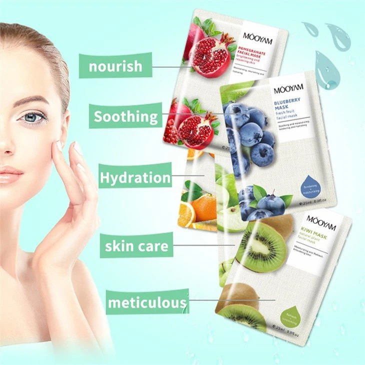 2-skin care beauty fruits mask